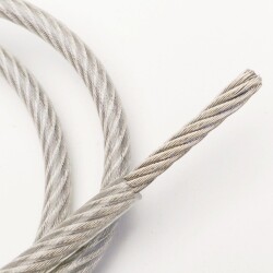 Adelinspor 3 mm PVC Kaplı Çelik Halat (İzoleli,İç 2 mm) 100 m - adelinspor