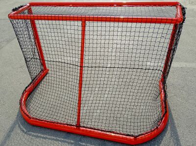 Adelinspor Diomond Buz Hokeyi Kale Filesi 1,2*1,8*1,0 m Siyah 3,5 mm İp - 3