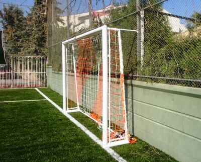 Adelinspor 2,20*4,5*0,60 m Diomond Metal Futbol Kale Direği - 4