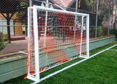 Adelinspor 2,20*4,5*0,60 m Diomond Metal Futbol Kale Direği - 1