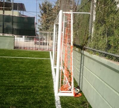 Adelinspor 2,20*4,5*0,60 m Diomond Metal Futbol Kale Direği - 2