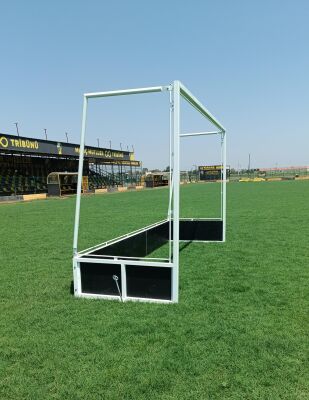 Adelinspor Metal Çim Hokeyi Kale Direği 2,14*3,66*1,2 m - 1