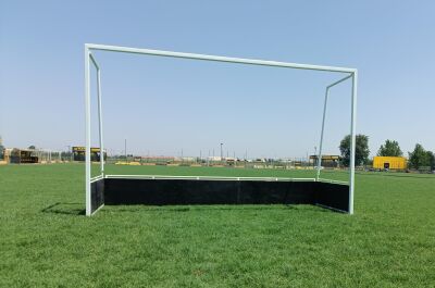Adelinspor Metal Çim Hokeyi Kale Direği 2,14*3,66*1,2 m - 2