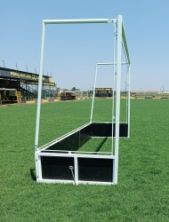 Adelinspor Metal Çim Hokeyi Kale Direği 2,14*3,66*1,2 m - 7