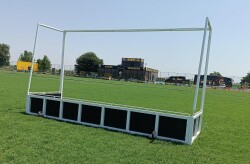 Adelinspor Metal Çim Hokeyi Kale Direği 2,14*3,66*1,2 m - 8