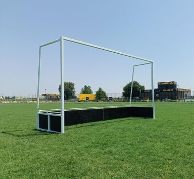 Adelinspor Metal Çim Hokeyi Kale Direği 2,14*3,66*1,2 m - 12