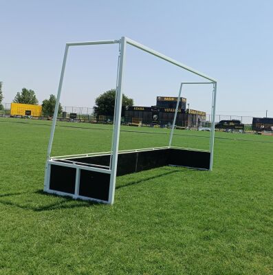 Adelinspor Metal Çim Hokeyi Kale Direği 2,14*3,66*1,2 m - 14