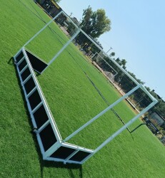 Adelinspor Metal Çim Hokeyi Kale Direği 2,14*3,66*1,2 m - 15