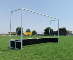 Adelinspor Metal Çim Hokeyi Kale Direği 2,14*3,66*1,2 m - 13