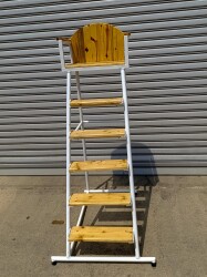 Adelinspor Mia Tenis Hakem Koltuğu Ahşap Koltuk ve Basamak - adelinspor