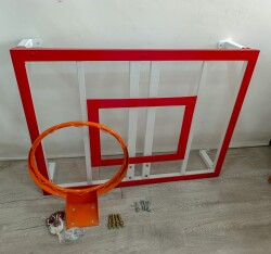 Adelinspor Mini Duvara Monte 90*120 cm 8 mm Şeffaf Polikarbon Basketbol Potası 45 cm Sabit Basketbol Potası - 6