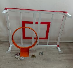 Adelinspor Mini Duvara Monte 90*120 cm 8 mm Şeffaf Polikarbon Basketbol Potası 45 cm Sabit Basketbol Potası - 7