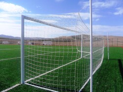 Futbol Kale Filesi 2,5 mm Kord İpi Beyaz 7,32*2,44*2,0 m - 6