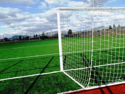 Futbol Kale Filesi 2,5 mm Kord İpi Beyaz 7,32*2,44*2,0 m - 8