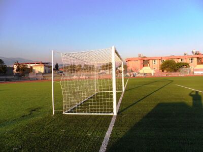 Futbol Kale Filesi 2,5 mm Kord İpi Beyaz 7,32*2,44*2,0 m - 3