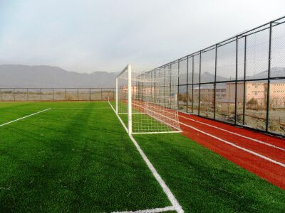 Futbol Kale Filesi 2,5 mm Kord İpi Beyaz 7,32*2,44*2,0 m - 5