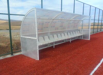 Adelinspor Premium Yedek Oyuncu Kulubesi 14Kişilik - 4