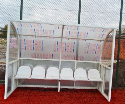 Adelinspor Premium Yedek Oyuncu Kulubesi 6 Kişilik - 4