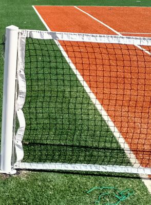 Adelinspor Via Tenis Direği Sabit Ankrajlı ve Gold Tenis File Seti - 1