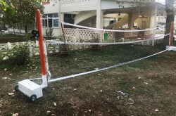 Adelinspor Tenis ve Badminton ,Seyyar Ortak Direk ve File Seti - adelinspor