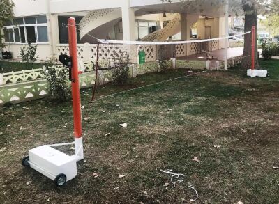 Adelinspor Tenis ve Badminton ,Seyyar Ortak Direk ve File Seti - 2