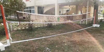 Adelinspor Tenis ve Badminton ,Seyyar Ortak Direk ve File Seti - 8