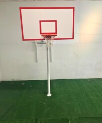 Standart Basketbol Potası Yaylı Çember 105*180 Ahşap Panya - 1