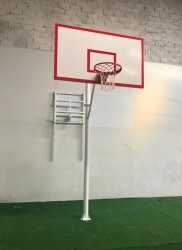 Standart Basketbol Potası Yaylı Çember 105*180 Ahşap Panya - 3