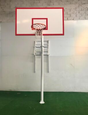 Standart Basketbol Potası Yaylı Çember 105*180 Ahşap Panya - 4