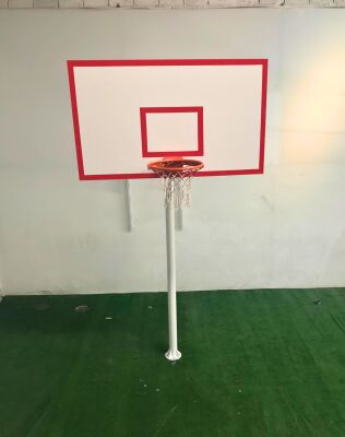 Standart Basketbol Potası Yaylı Çember 105*180 Ahşap Panya - 8