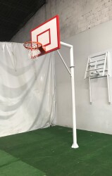 Standart Basketbol Yaylı Çember Potası 90*120 18 mm Ahşap Panya - 3