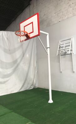 Standart Basketbol Yaylı Çember Potası 90*120 18 mm Ahşap Panya - 4