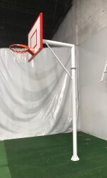 Standart Basketbol Yaylı Çember Potası 90*120 18 mm Ahşap Panya - 6