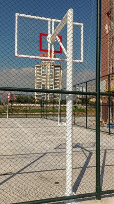 Standart Basketbol Potası Yaylı Çember 105*180 10 mm Akrilik Cam Panya - 4