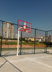 Standart Basketbol Potası Yaylı Çember 105*180 10 mm Akrilik Cam Panya - 7