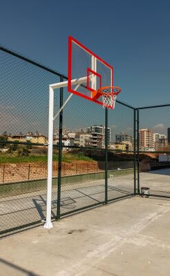 Standart Basketbol Potası Yaylı Çember 105*180 10 mm Akrilik Cam Panya - 3
