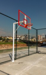 Standart Basketbol Potası Yaylı Çember 105*180 12 mm Akrilik Cam Panya - 3