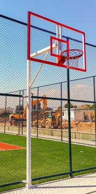Adelinspor Basketbol Potası Hidrolik Çember 105*180 15 mm Cam - 5