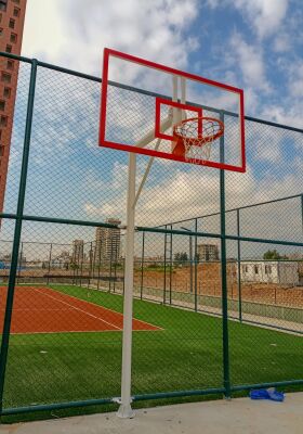 Adelinspor Basketbol Potası Hidrolik Çember 105*180 15 mm Cam - 6