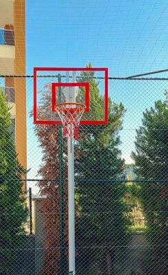 Standart Basketbol Potası Yaylı Çember 90*120 10 mm Cam Panya - 5