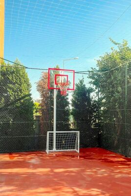 Standart Basketbol Potası Yaylı Çember 90*120 10 mm Cam Panya - 1