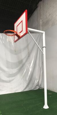 Standart Basketbol Potası Yaylı Çember 90*120 Fiber Panya - 9