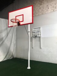 Standart Basketbol Potası Yaylı Çember 105*180 Fiber Panya - 6