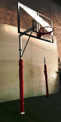 Adelinspor Basketbol Potası Koruma Kılıfı Kırmızı (1 Çift) - 8