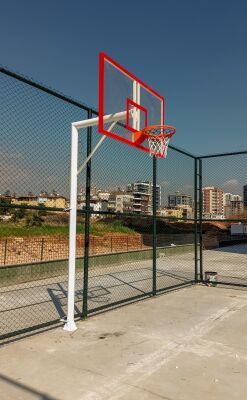 Standart Basketbol Potası Sabit Çember 105*180 10 mm Akrilik Cam Panya - 2