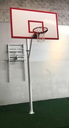 Standart Basketbol Potası Sabit Çember 105*180 Fiber Panya - adelinspor
