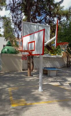 Adelinspor Basketbol Potası Üçlü Grup Kademeli 1,5 mm Sac Panya - 1