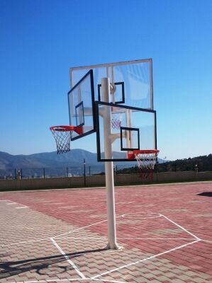 Adelinspor Kademeli Yükseklik 105* 180 10 mm Cam Üçlü Grup Basketbol Potası - 6