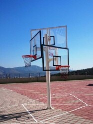 Adelinspor Basketbol Potası Üçlü Grup Kademeli Yükseklik 12mm Cam - 7