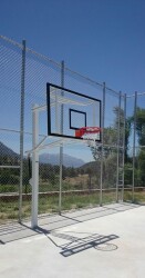 Adelinspor Basketbol Potası Yükseklik Ayarlı 105*180 10 mm Cam - 7